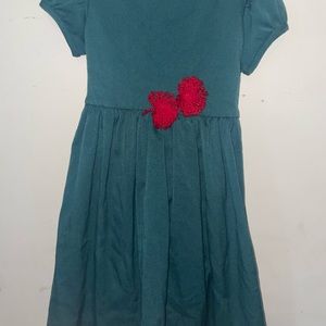 Green toddler dress